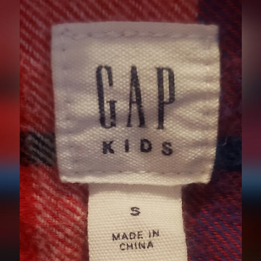 Gap Flanel Shirt Size S (6-7)